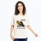 Unisex Cat Wants To Do A Physics Experiment Washed T-Shirt