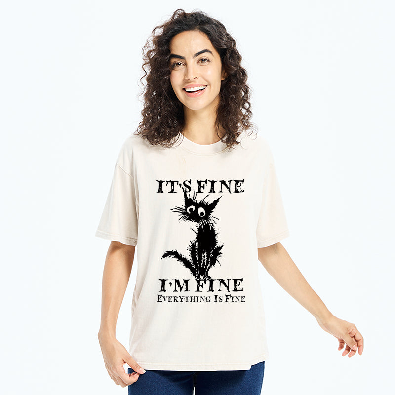 I'm Actually Not Very Fine Washed T-Shirt