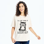 Dramatic First Cat Washed T-Shirt