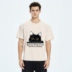 Cats Know Everything Washed T-Shirt