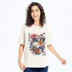 Unisex Koi Serenity Washed T-Shirt