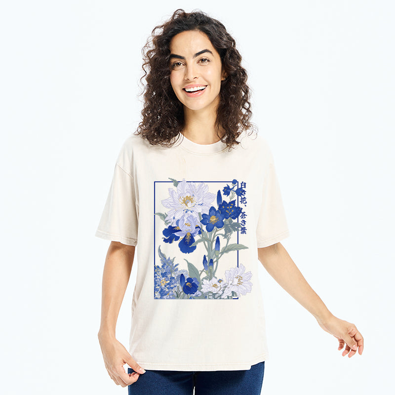 Blossoms Of The Firmament Washed T-Shirt