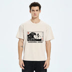 Skeleton Surfing Japan Washed T-Shirt