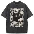 Desperate Cat Washed T-Shirt