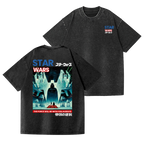 Join The Darkside Vintage Wash Japanese Design Back Art T-Shirt