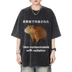 Capybara Contaminated By Radiation Washed T-Shirt
