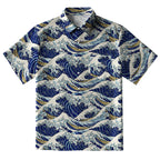 Japanese Great Wave Button-up Shirt