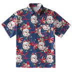 Japanese Fox Mask Button-up Shirt