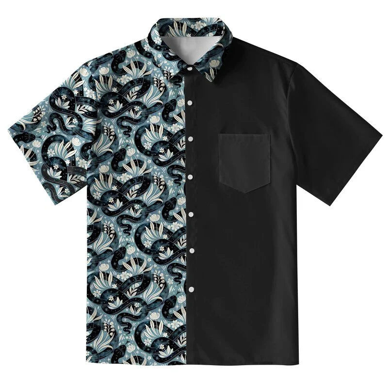 Floral Serpent Button-up Shirt