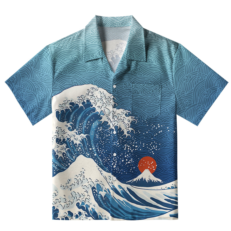 The Great Wave Off Fuji Aloha Hawaiian Shirt