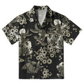 Elegant Koi Floral Aloha Hawaiian Shirt