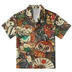 Japanese Traditional Elements Aloha Hawaiian Shirt