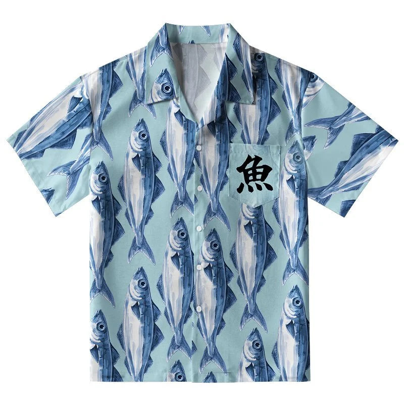 School Of Fish Aloha Hawaiian Shirt