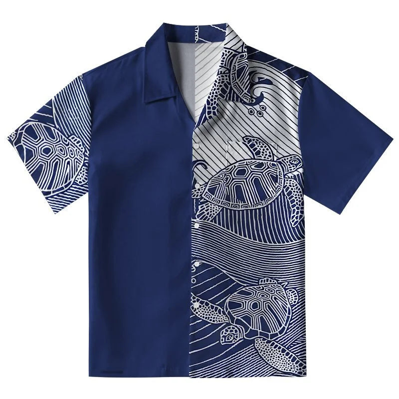 Turtles In The Ocean Aloha Hawaiian Shirt