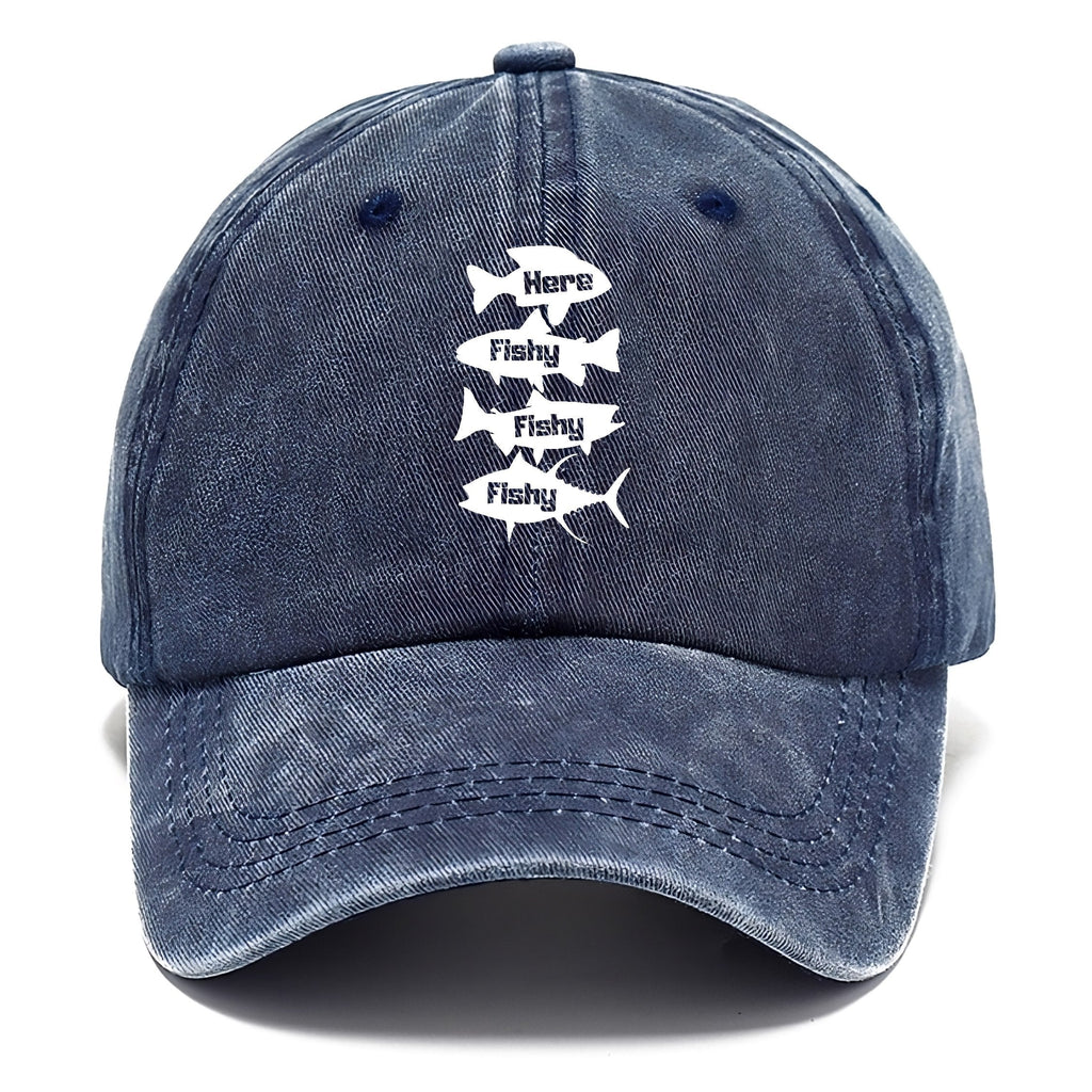Here Fishy Fishy Fishy! Washed Cap