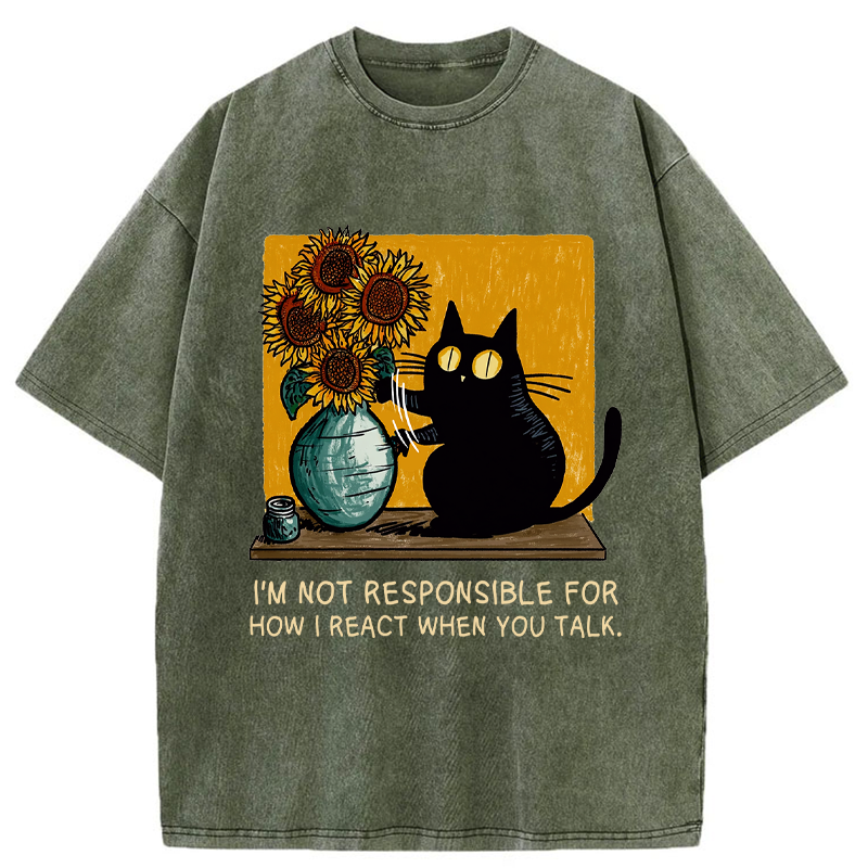 Unisex Blame The Words, Not Me Washed T-Shirt