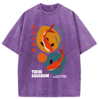 Unisex Tokyo Koi Dreams Washed T-Shirt