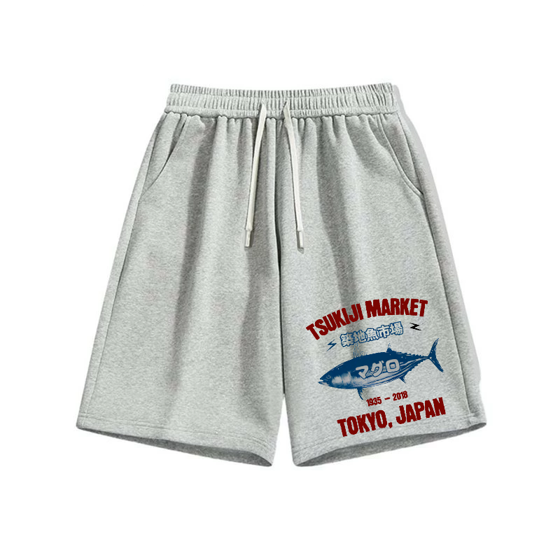 Tsukiji Market Cotton Casual Shorts