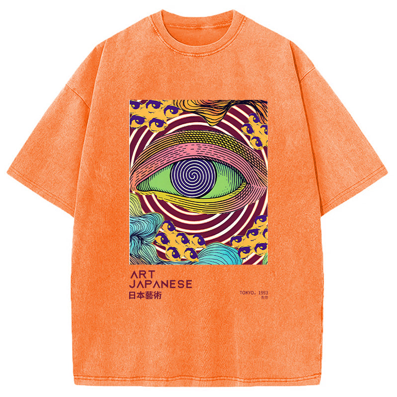 Illusion Eye Washed T-Shirt