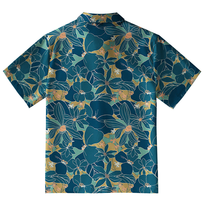Blooming Flowers Button-up Shirt