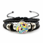 Hatsune Miku Anime Braided Leather Bracelet, Perfect Unisex Daily Gift