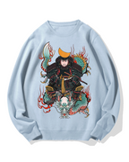 Japanese Samurai Cotton Sweatshirt