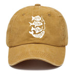 Here Fishy Fishy Fishy!! Washed Cap