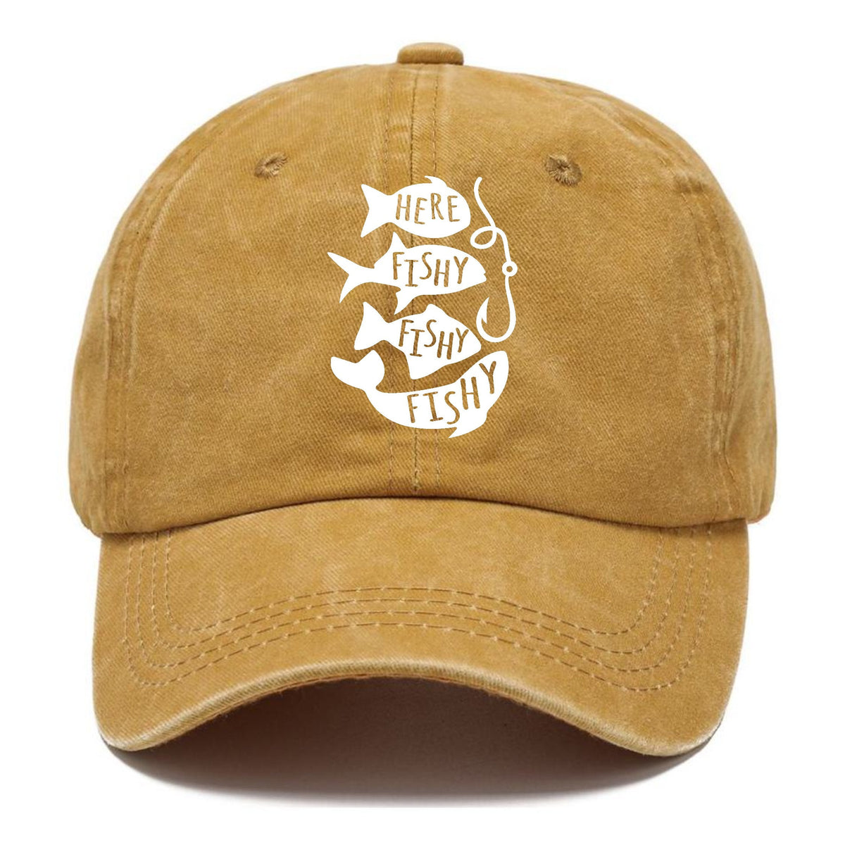 Here Fishy Fishy Fishy!! Washed Cap
