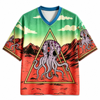 Jaws Tri‑Eye Cosmic Octopus Jersey Shirts