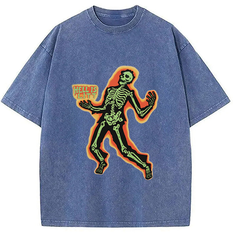HELL IS LIT Washed T-Shirt