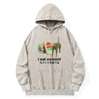 I Eat Cement Washed Hoodie