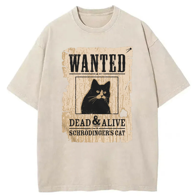 Wanted Dead And Alive Washed T-Shirt