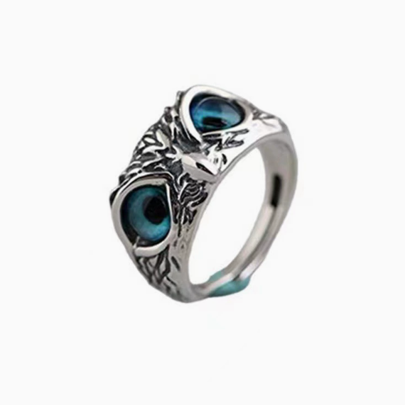 Owl Evil Eye Vintage Ring