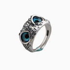 Owl Evil Eye Vintage Ring