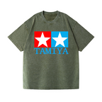 Tamiya Star Vintage Wash Japanese Design T-Shirt
