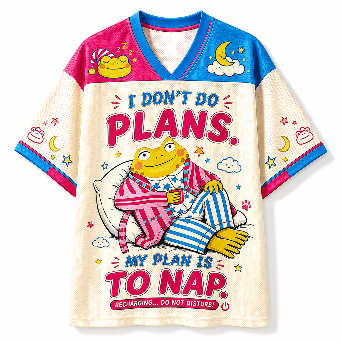 Professional Frog Napper Printed Jersey Shirts