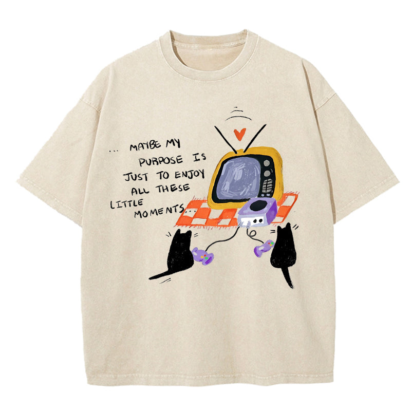 Just Enjoy Washed T-Shirt