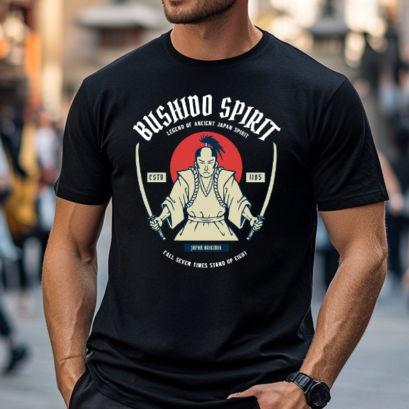 Bushido Spirit Japanese Style Classic Tee