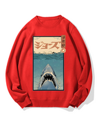 Uyiko-e Shark Cotton Sweatshirt