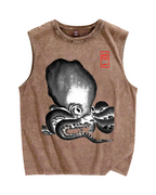 Vintage Distressed Washed Tank Top