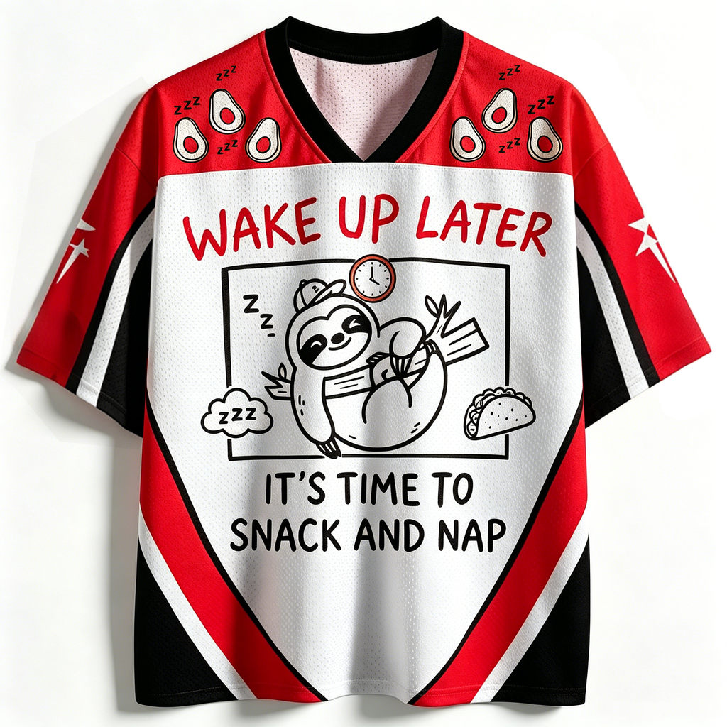 Nap & Snack Is True Bliss Jersey Shirts