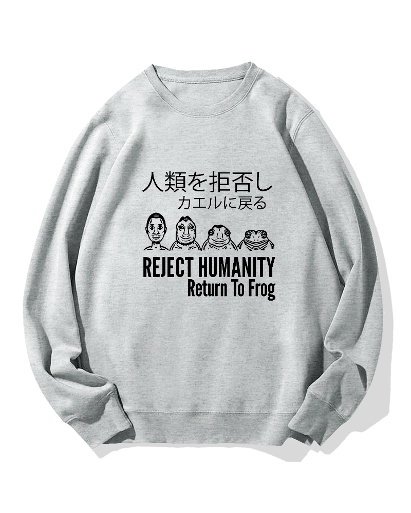 Reject Humanity Return To Frog Cotton Sweatshirt
