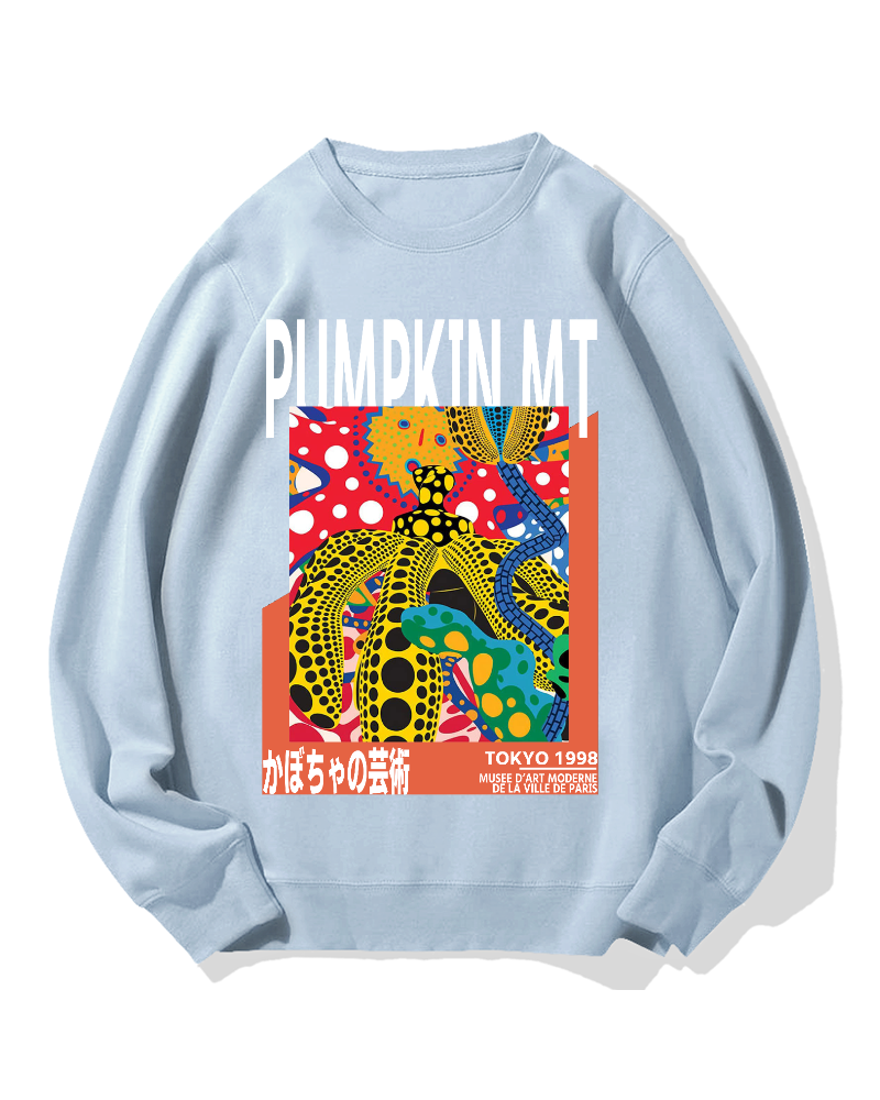 Pumpkin Art Cotton Sweatshirt