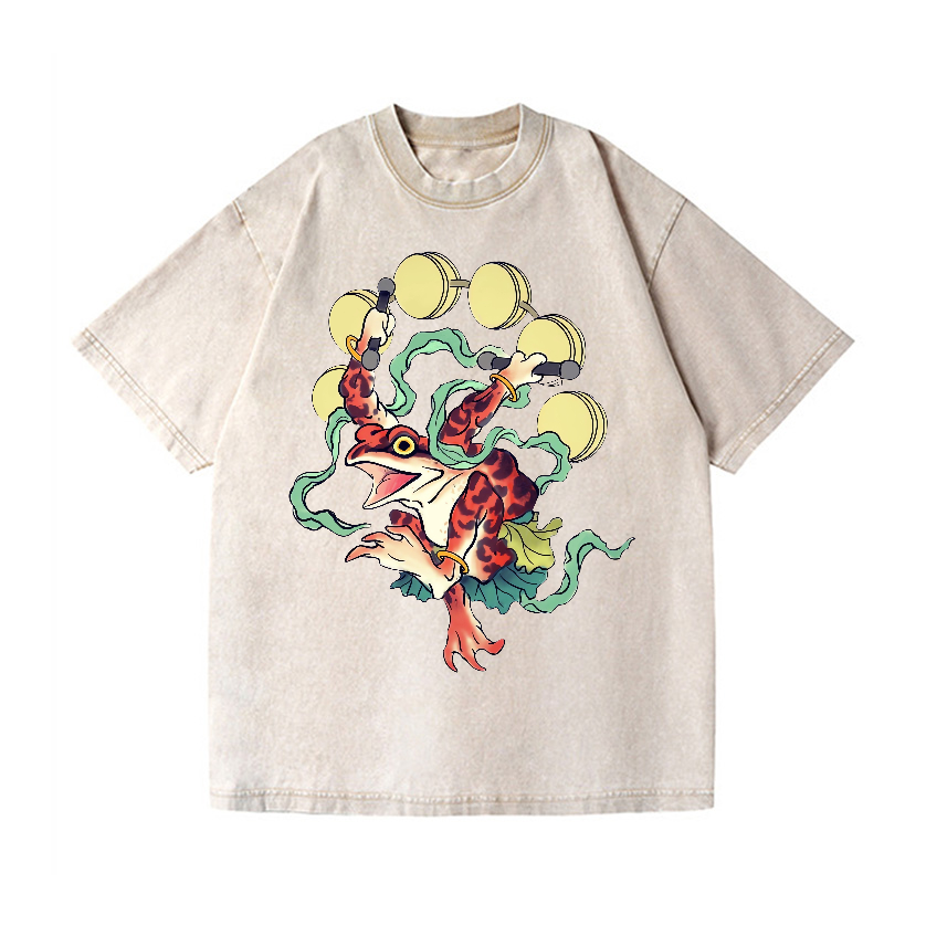 Vintage Wash Japanese Design T-Shirt