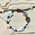 Star fish knitted bracelet