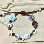 Star fish knitted bracelet
