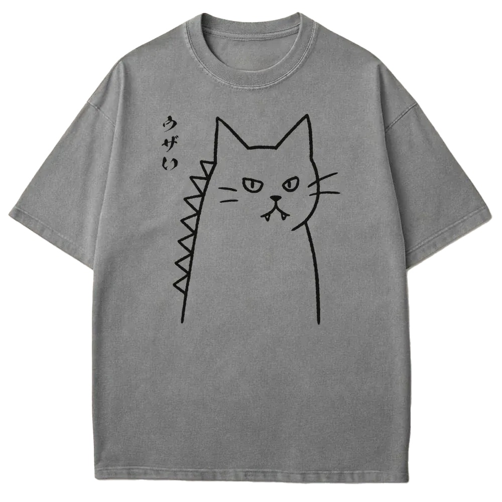Unisex Annoyed Kyattojira Printed Tee