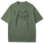 Unisex Annoyed Kyattojira Printed Tee