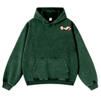Ramen Hero Vintage Washed Cotton Back Art Hoodie