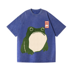 Frog Vintage Wash Japanese Design T-Shirt